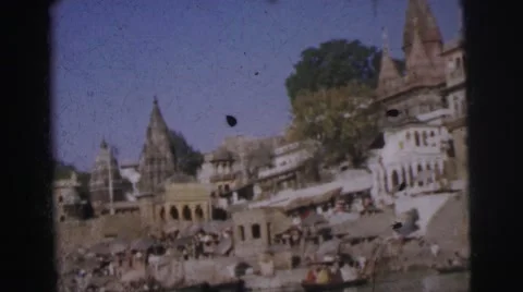 1962: City of Temples Shows Pride and Devotion Stock-Footage 67979701