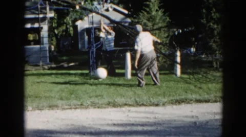 1962: a construction area beside a mud CHICAGOLAND AREA Stock Footage