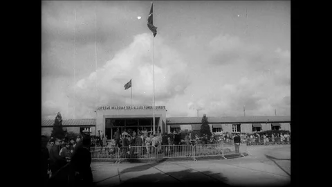 1962-Dwight D. Eisenhower / NATO / Paris / 1962 Stock Footage 77829425