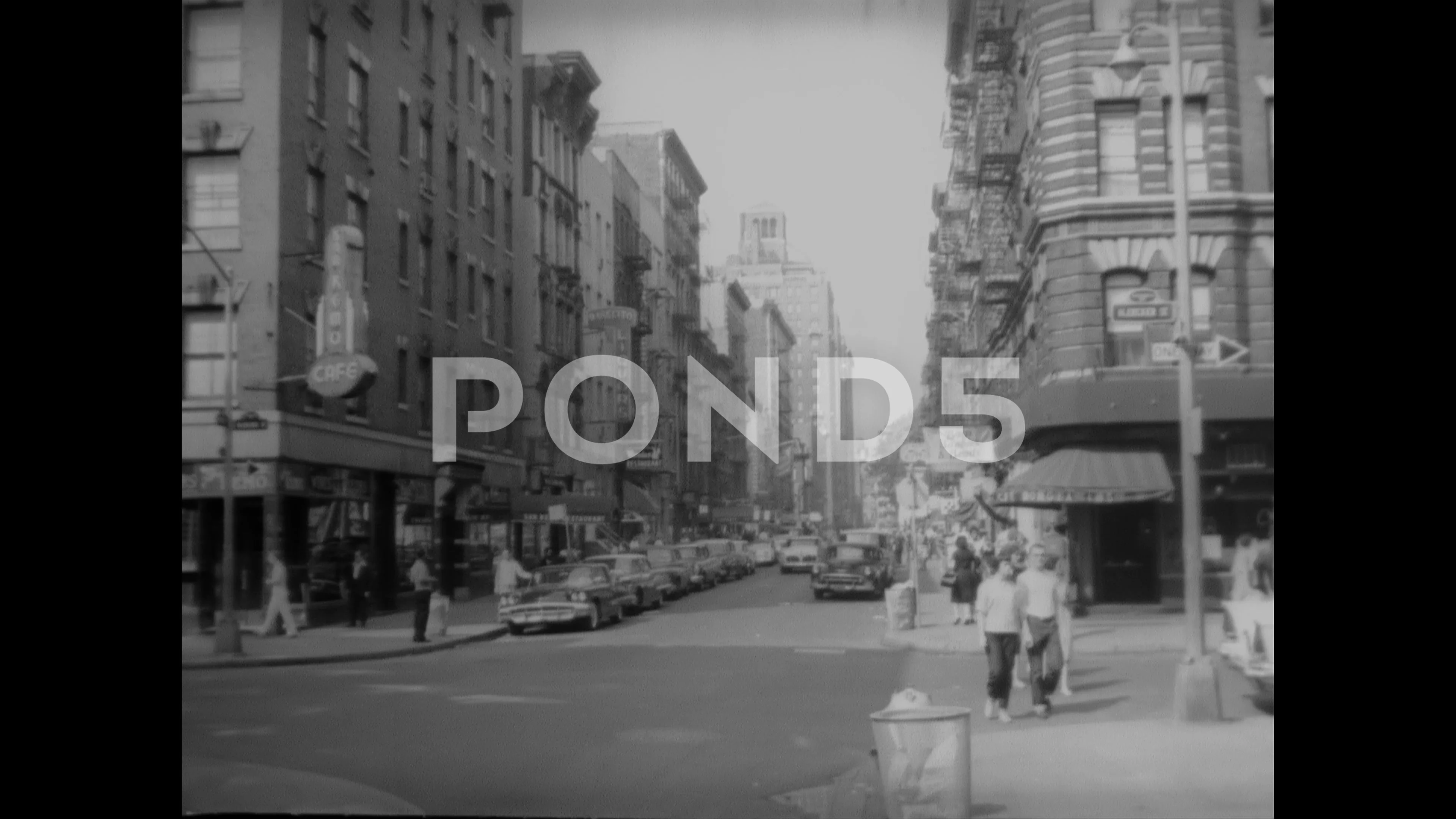 1962 Greenwich Village is for the Stock Video Pond5