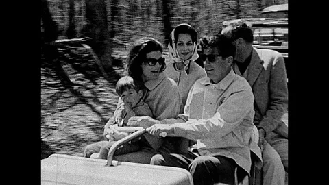 1962-John F. Kennedy / Family / 1962 Stock Footage