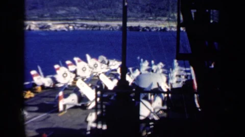 1962: Light Aircraft at Air Base in Cuba Stock Footage 73141147