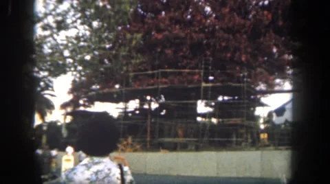 1962: people walking at place SAN PEDRO, CALIFORNIA Stock Footage