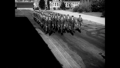 1962 - Students of the US Armys Chaplain School receive instruction in basic Stock Footage 89578397