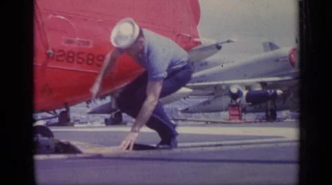 1962:ITALY.Pilot Posing In Front Of The Airplane Stock Photos