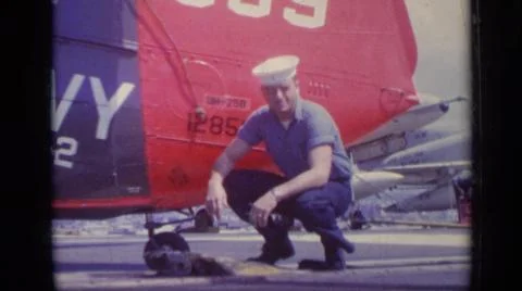 1962:ITALY.Pilot Posing In Front Of The Airplane Stock Photos