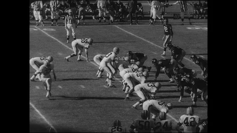 1958-Chicago Cardinals-Cleveland Browns , Stock Video