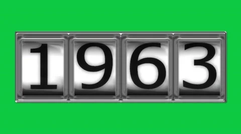 1963 on billboard Stock Footage 10599239