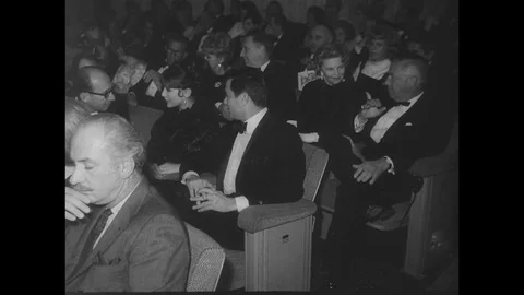 1963-Captain Newman / Film Premire / Hollywood / 1963 Stock Footage