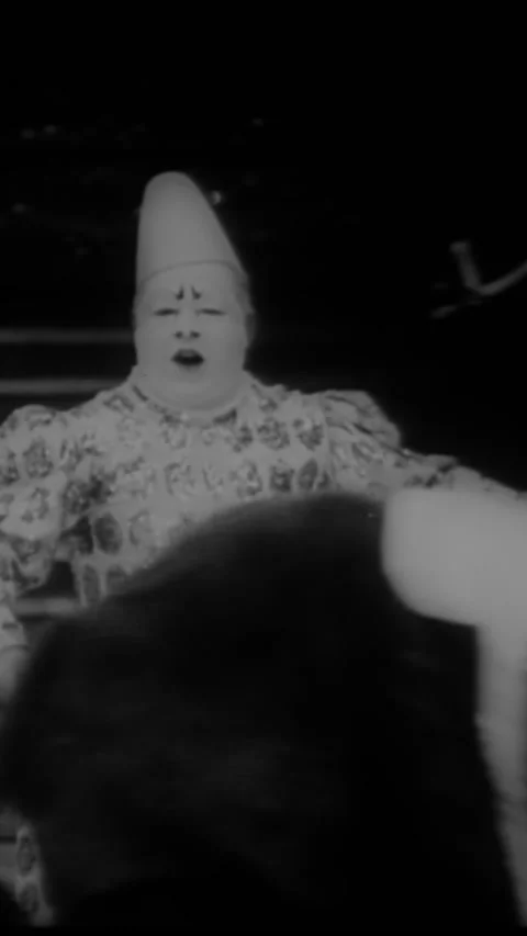 1963 - The Circus Krone puts on a show including acrobats, clowns, trained Stock Footage 287568980