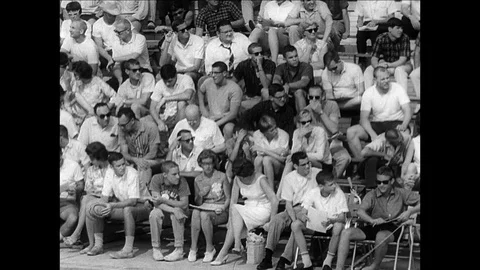 1963-Don Schollander / Swimming / World Record / 1963 Stock Footage