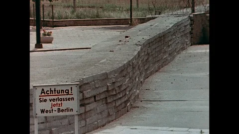 1963-East Berlin / Germany / Jun 26, 1963 Stock Footage