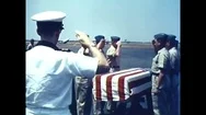1963 – Funeral Of U.s. Airforce Ariman Stock Footage