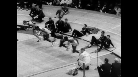 1963-IC4A Championships / New York City / 1963 Stock Footage