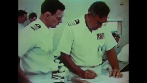 1963 - John Glenn is recovered safely after the successful space orbit flight of Stock Footage 83078209