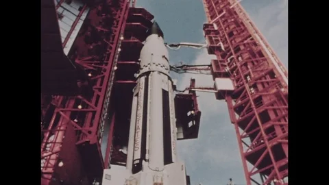 1963-Kennedy Space Center / John F. Kennedy / USA / 1963 Stock Footage