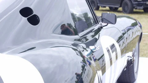 1963 Lightweight Jaguar E-Type Video stock 156584198