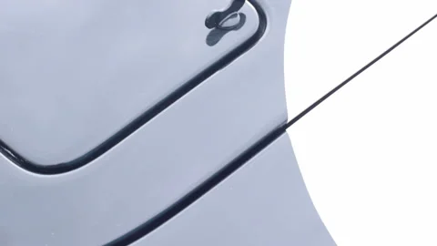 1963 Lightweight Jaguar E-Type Fuel Cap Stock-Footage 156584598