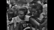 The 1963 March On Washington Civil Rights Rally. Joan Baez Sings. Stock Footage