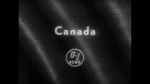 1963 - A mountain climbing class takes place in the Canadian Rockies. Stock Footage 145396286