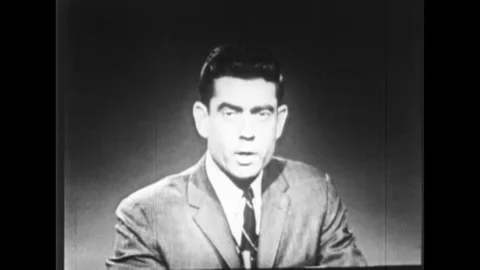 1963 - A newscaster introduces a segment which shows Jack Ruby shooting Lee Stock Footage 115555301