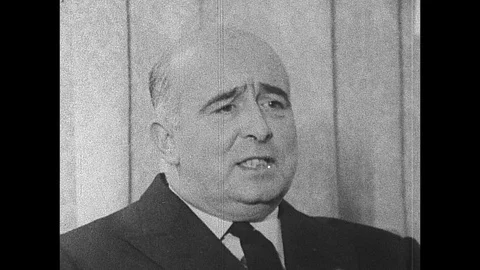1963-Opposition / Interview / Spain under Franco / Spain / 1963 Stock Footage