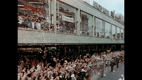 1963-State Visit / John F. Kennedy / West Berlin / Germany Stock Footage 77821955