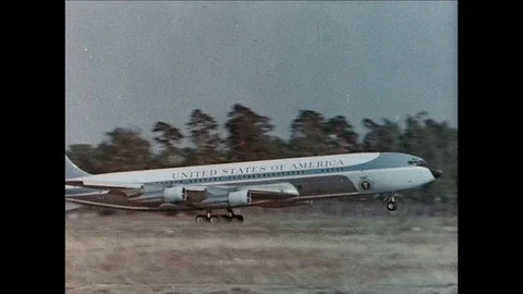 1963-State Visit / John F. Kennedy / Airport / Berlin / Jun 26, 1963 Stock Footage 77822204
