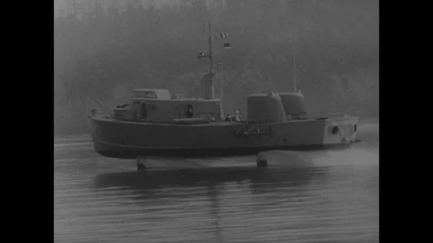 1963-Subchaser / Test / USA / 1963 Stock Footage