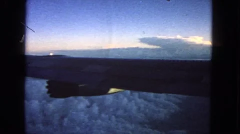 1963: view from an aircraft is seen CALIFORNIA Stock Footage