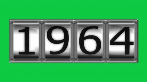 1964 on billboard Stock Footage 10599190