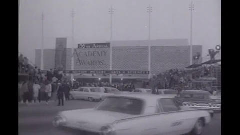 1964-First Black Oscar winner to Sidney Poitier Stock Footage