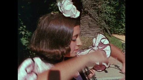1964-Flamenco / Female Dancer / Sevilla / Spain / 1964 Stock Footage