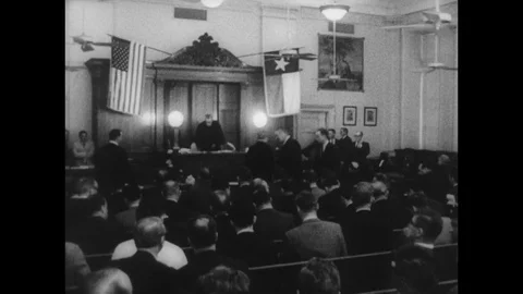 1964-Jack Ruby / Condamnation / Kennedy Murder / USA / 1964 Stock Footage 77974396