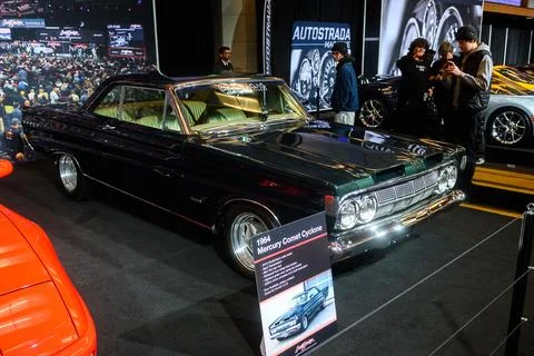 1964 Mercury Comet Cyclone on display at auto show Stock Photos