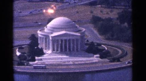 1964:WASHINGTON DC.Different Shots Of Various Landmarks And Statues On Sunny Day Stock Photos
