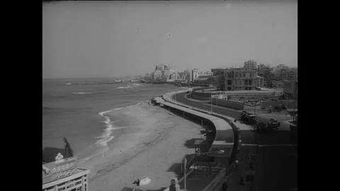 1965-Archaeological Find / Alexandria / Egypt / 1965 Stock Footage