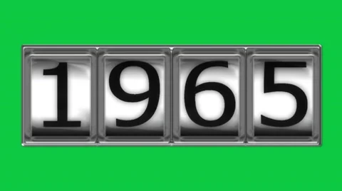 1965 on billboard Stock Footage 10599128