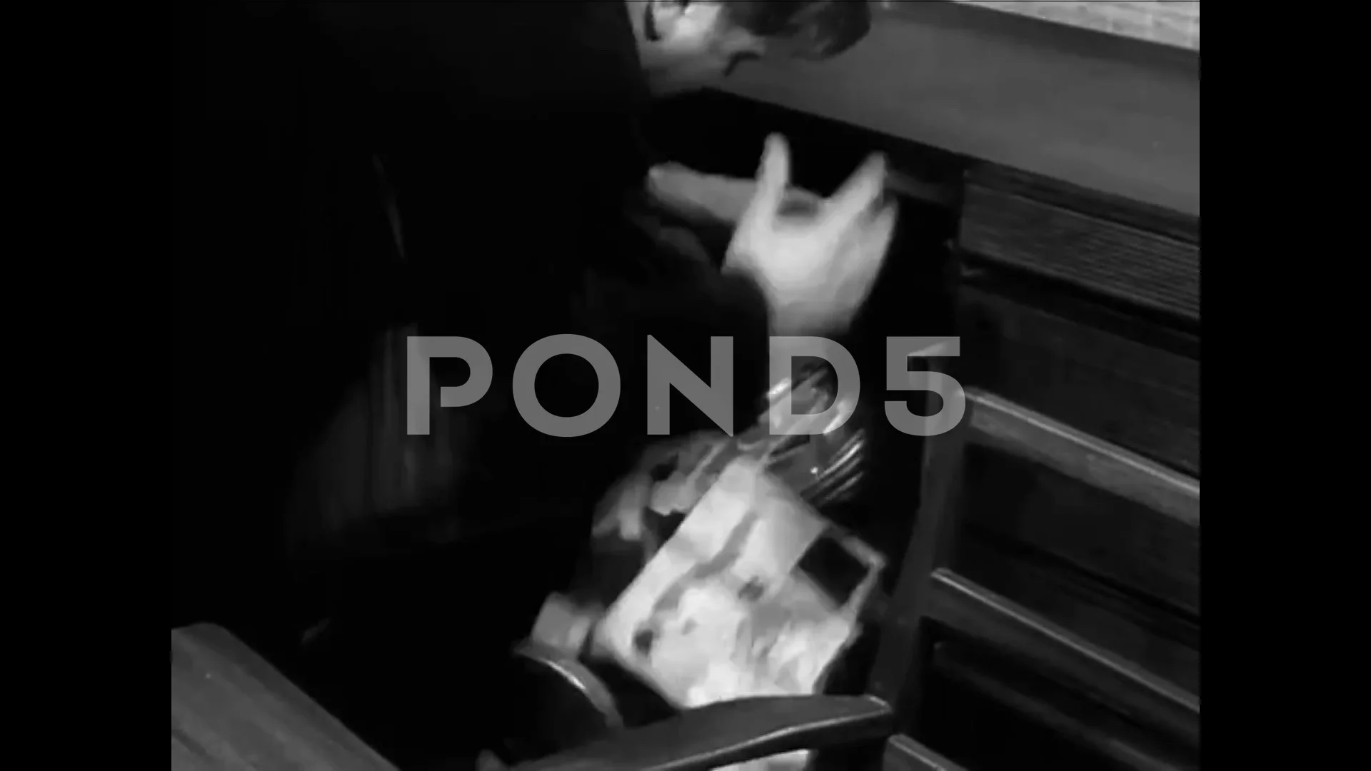 Rewinding Tape In An Old Movie Projector., Stock Footage