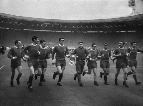 1965 FA Cup Final: Leeds 1 Liverpool 2 Stock Photos