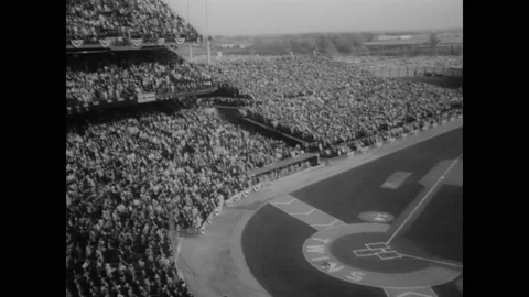 1965 - Lou Johnson and Sandy Koufax help give the LA Dodgers a lead over the Stock Footage 234532112