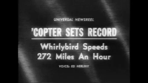 1965 - A test pilot flies the Lockheed XH-15A for its first demonstration at Video stock 129060062