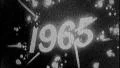 1965 YEAR Vintage Old 1960s Decade Film Title Graphic Calendar Leader 8mm 7105 HD Footage