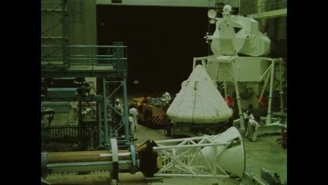 1966-Apollo 1 / Earth Landing System / USA / Aug 29, 1966 Video stock 77892822