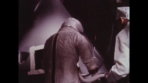 1966-Apollo 1 / Spaceman / Space Capsule / Test / Oct 18, 1966 Stock Footage 77893111