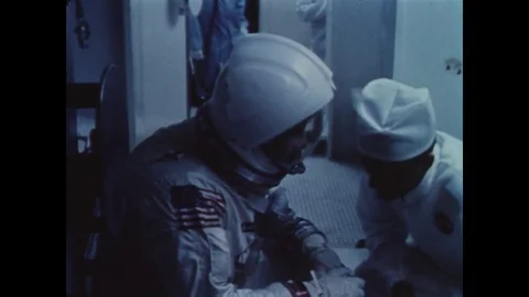 1966-Apollo 1 / Spaceman / Space Capsule / Test / Oct 18, 1966 Stock Footage 77893120
