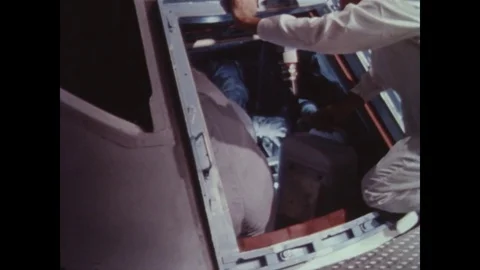 1966-Apollo 1 / Spaceman / Space Capsule / Test / Oct 18, 1966 Stock Footage 77893130