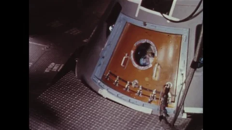 1966-Apollo 1 / Spaceman / Space Capsule / Test / Oct 18, 1966 Stock Footage 77893135