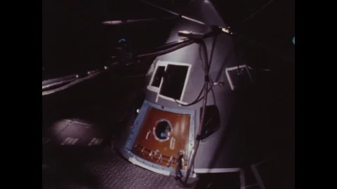 1966-Apollo 1 / Spaceman / Space Capsule / Test / Oct 18, 1966 Stock Footage 77893137