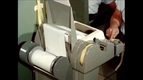 1966 - The human mind and computers are shown to both be required for planning Stock Footage 86135574